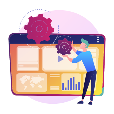graphic illustration showing social media reporting